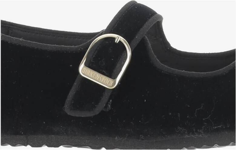 Birkenstock Velvet Ballerina Flats Verstelbare gespband