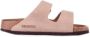Birkenstock Verstelbare Logo Sandalen Rubberen Zool Beige Dames - Thumbnail 9
