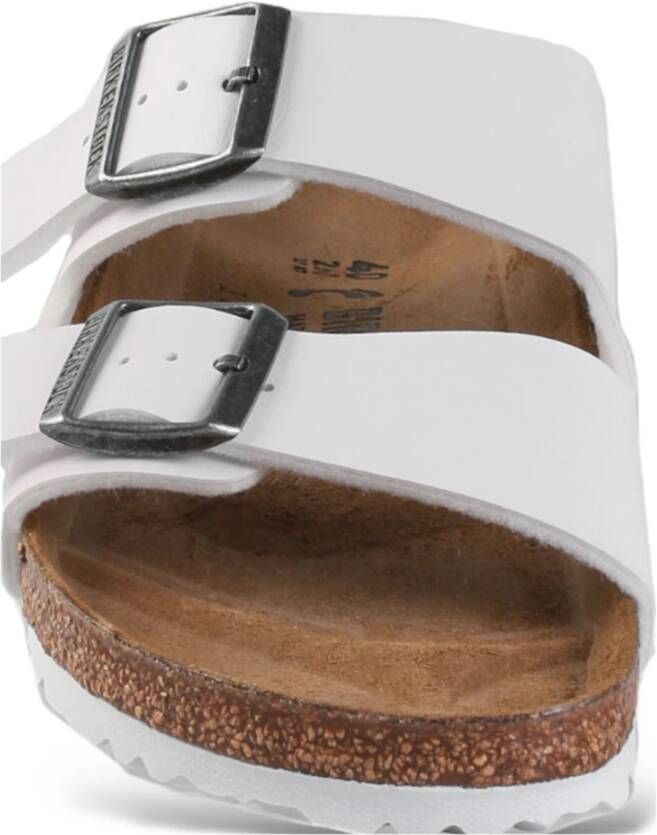 Birkenstock Arizona Sandalen Wit White Heren
