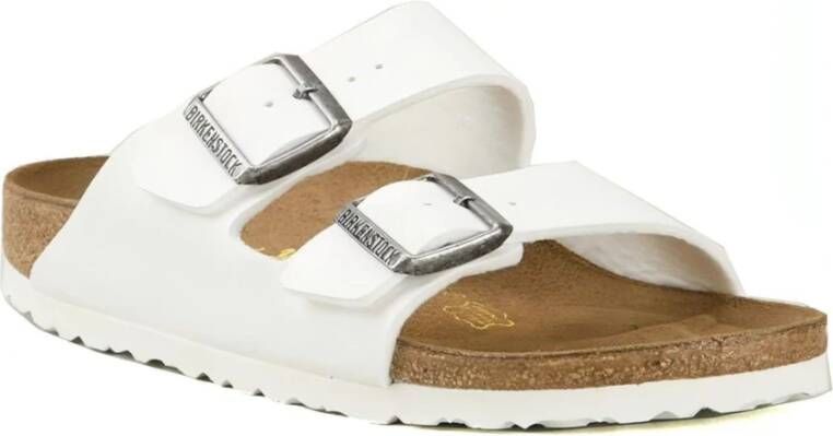Birkenstock Witte Arizona Slippers Unisex Volwassenen White Dames
