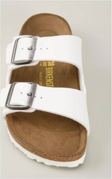 Birkenstock Witte Arizona Slippers Unisex Volwassenen White Dames