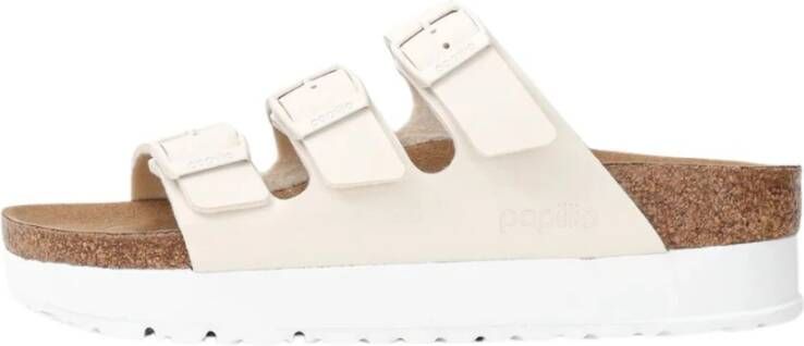 Birkenstock Witte Damessandalen Flex Platform