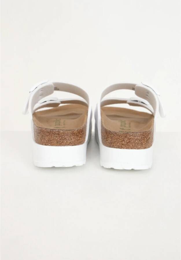 Birkenstock Witte Flex Platform Sandalen voor dames White Dames