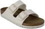 Birkenstock - s off-white-crÈme-ivoorkleur slippers & muiltjes - Thumbnail 12