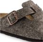 Birkenstock Wollen Boston Klompen Smalle Pasvorm Brown Unisex - Thumbnail 13