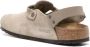 Birkenstock Zachte Suède Leren Clog Beige Heren - Thumbnail 3