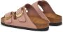 Birkenstock Klassieke Big Buckle Nubuck Leren Sandaal Pink Dames - Thumbnail 28