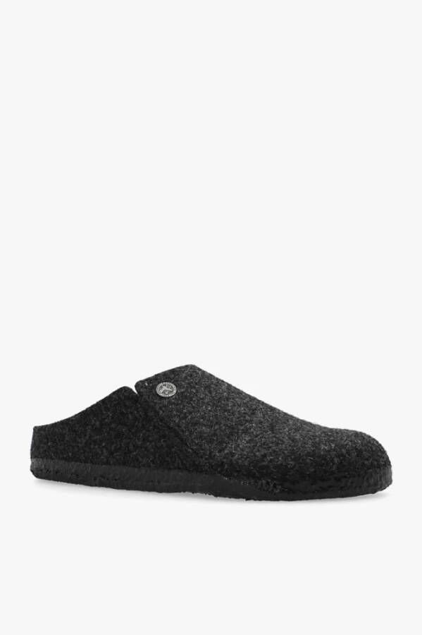 Birkenstock Zermatt Rivet vilten instappers Gray Heren