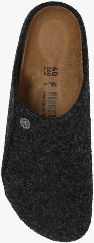 Birkenstock Zermatt Rivet vilten instappers Gray Heren