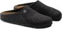 Birkenstock Zermatt wollen gevoelde smalle pantoffels Antraciet Gray Dames - Thumbnail 5