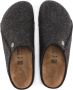 Birkenstock Zermatt wollen gevoelde smalle pantoffels Antraciet Gray Dames - Thumbnail 8
