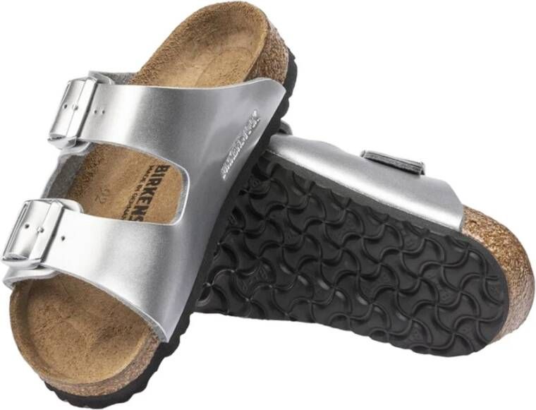 Birkenstock Zilveren Casual Sandalen Gray Dames
