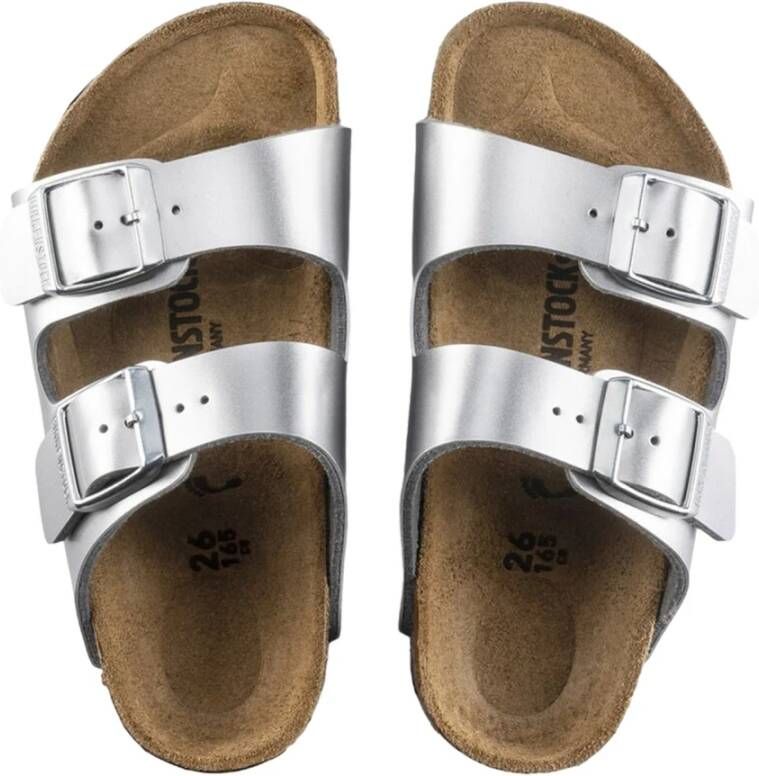 Birkenstock Zilveren Casual Sandalen Gray Dames