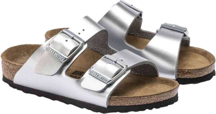 Birkenstock Zilveren Casual Sandalen Gray Dames