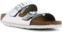 Birkenstock Arizona Slippers Metallic Silver Narrow fit | Zilver | Leer - Thumbnail 12