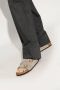 Birkenstock Suède Kurk Sandalen Verstelbare Gesp Sluiting Beige Heren - Thumbnail 5