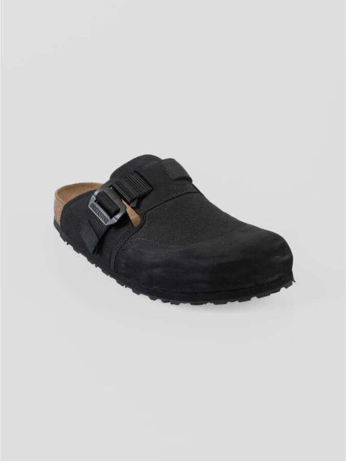 Birkenstock Zwarte Boston Synthet Klomp Schoen
