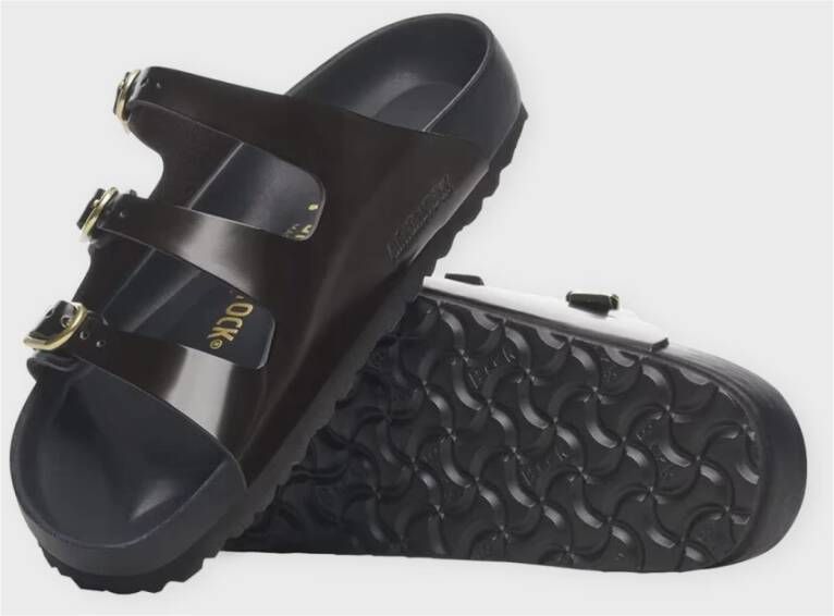 Birkenstock Zwarte D-Gesp Sandalen