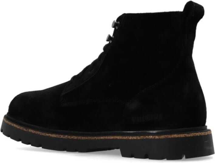Birkenstock Highwood Lace Mid-Black Boots Black Heren