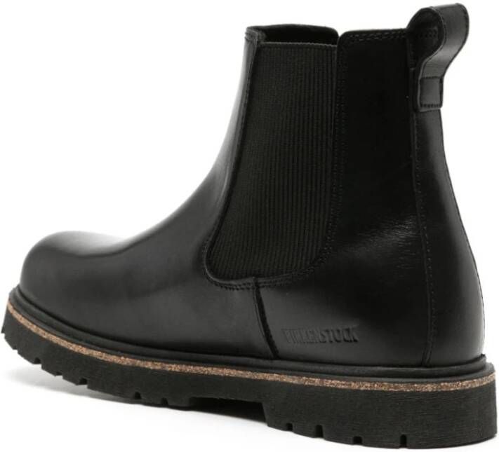 Birkenstock Zwarte Enkellaarzen voor Mannen Black Heren