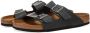 Birkenstock Zwarte Sandalen van Geölied Leder Black Heren - Thumbnail 2
