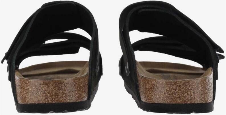 Birkenstock Zwarte Klassieke Sandaal Black Heren