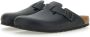 Birkenstock slipper BOSTON Black narrow Naturleder Smooth Leather - Thumbnail 7