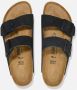 Birkenstock Zwarte Leren Sandalen Unisex Lage Stijl Black - Thumbnail 15