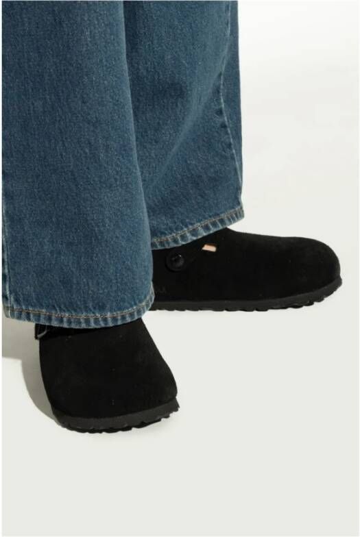 Birkenstock Platte klompen Black Dames