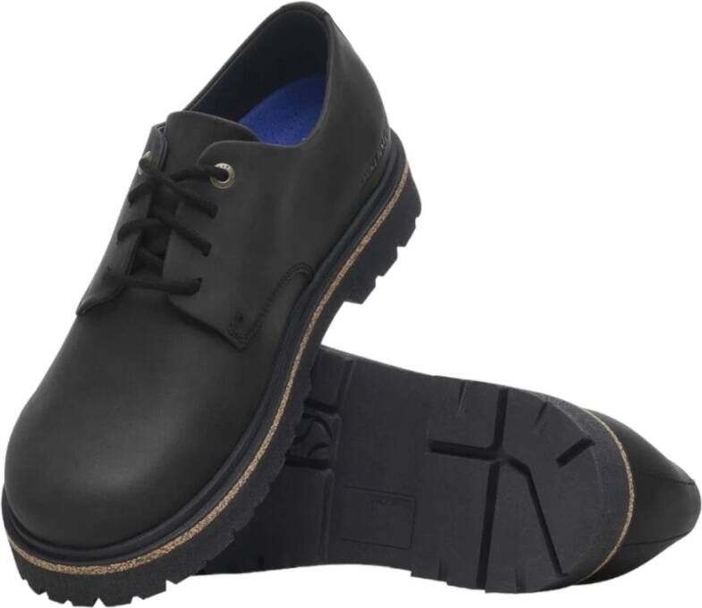 Birkenstock Highwood Low Zwart Geolied Leder Black Heren