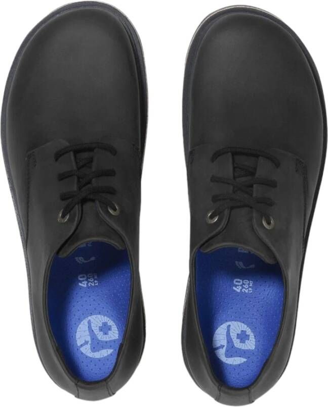 Birkenstock Highwood Low Zwart Geolied Leder Black Heren