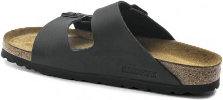 Birkenstock Zwarte Sandalen met Anatomisch Voetbed Black Heren
