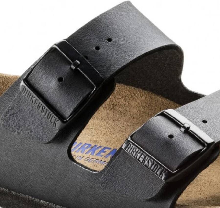 Birkenstock Zwarte Sandalen met Anatomisch Voetbed Black Heren