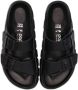 Birkenstock Zwarte Leren Verstelbare Strap Sandalen Black Dames - Thumbnail 3