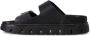 Birkenstock Zwarte Leren Verstelbare Strap Sandalen Black Dames - Thumbnail 4