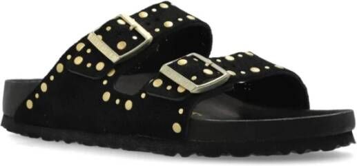 Birkenstock Zwarte Sandalen Black Dames