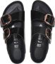 Birkenstock Zwarte Shine Big Buckle Sandalen - Thumbnail 2