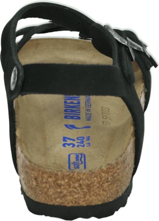 Birkenstock Zwarte Soft Footbed Sandaal