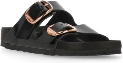 Birkenstock Arizona Big Buckle Sliders Black Dames