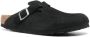 Birkenstock Zwarte leren sandalen met open teen Black Heren - Thumbnail 3