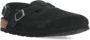Birkenstock Zwarte Suède Sandalen met Shearling Black Dames - Thumbnail 14