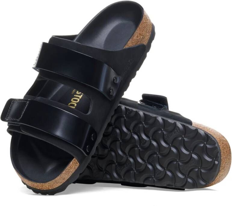 Birkenstock Zwarte UJI Sandalen Black Dames