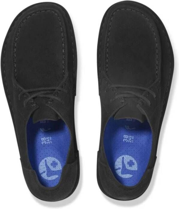 Birkenstock Zwarte Veterschoenen Normaal