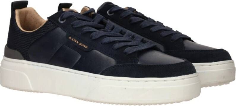 Björn Borg Blauwe Trendy Comfort Sneakers Blue Heren
