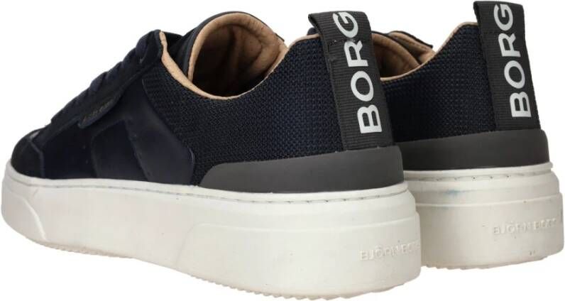 Björn Borg Blauwe Trendy Comfort Sneakers Blue Heren