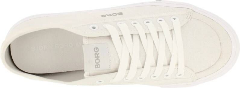 Björn Borg Canvas Lage Sneaker V200 Wit Heren