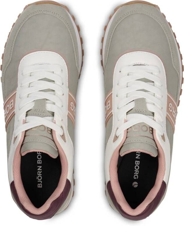 Björn Borg Chunky Runner Sneaker met Logo Detail Grijs Dames