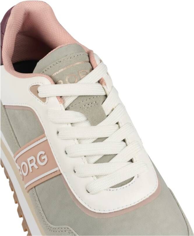Björn Borg Chunky Runner Sneaker met Logo Detail Grijs Dames