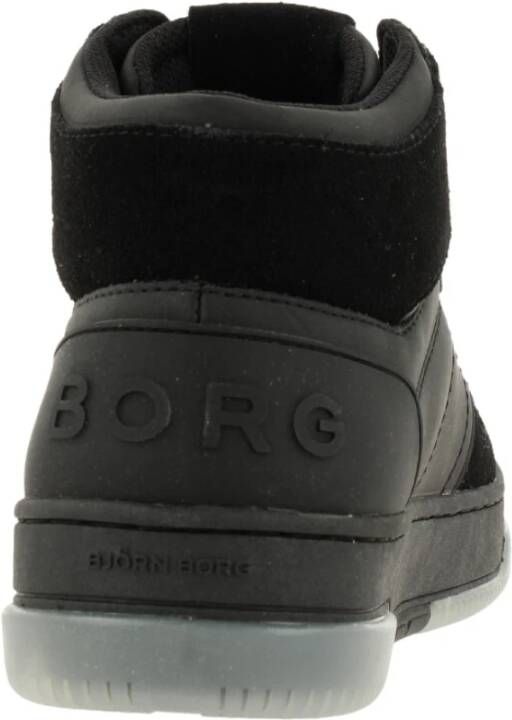 Björn Borg Hoge Sneaker T2300 BO MID SUE W Zwart Dames
