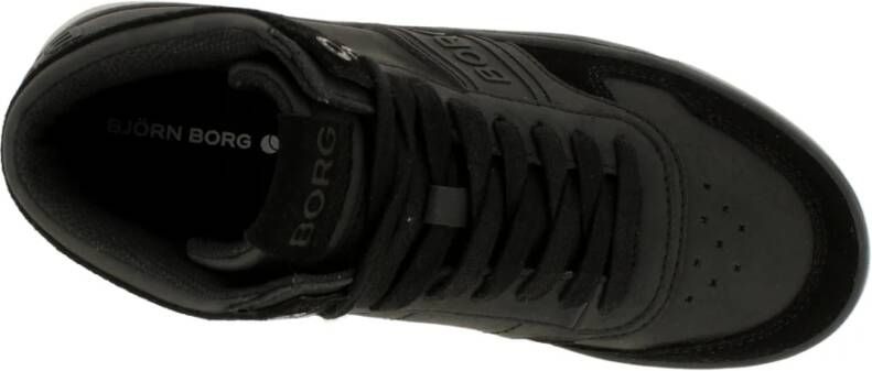 Björn Borg Hoge Sneaker T2300 BO MID SUE W Zwart Dames